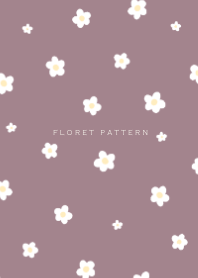 Floret Pattern Pink Greige.