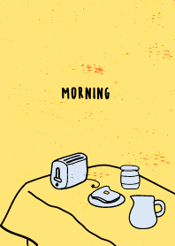 morning&toast&milk