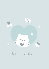 cat&heart&items/ light blue wh