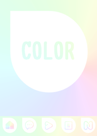 blue color rainbow  J25