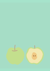 Summer Green Apple1 on BG