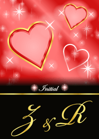 Z&R -Initial-Love forecast-Red Heart
