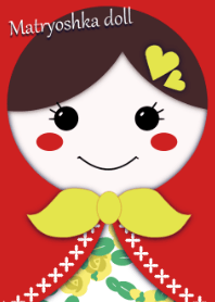 Matryoshka doll -Red-