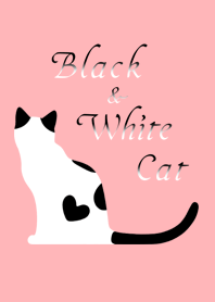 猫 －白黒（ブチ） －