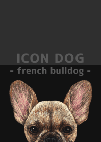 ICON DOG - french bulldog - BLACK/05
