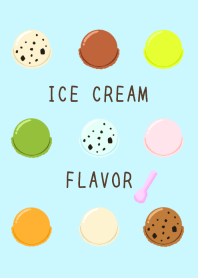 ICE CREAM FLAVOR/LIGHT BLUE