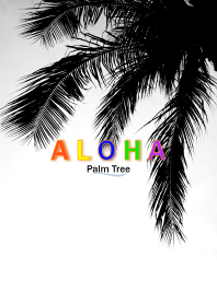 monochrome palm ALOHA 2