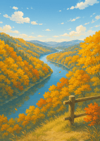 Sunset Gateway Over Calm Sea