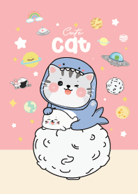Cat Shark Space Pink