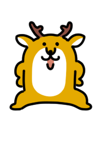 つのでるシカ