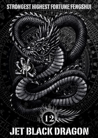 Jet black dragon Lucky 12