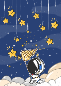 Astronaut Catch the Stars