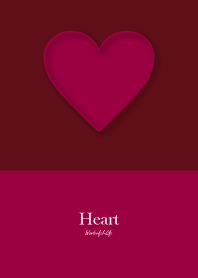 Simple heart plate 19.