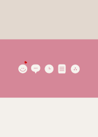 シンプルハート＠冬特集（beige pink))V.41