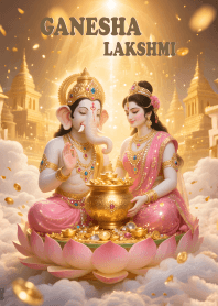 พระพิฆเนศ พระแม่ลักษมี:มั่งมีเงินทอง 1