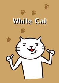 Very white cat