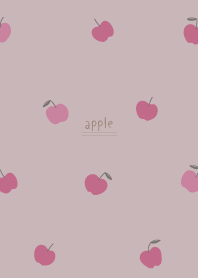 運氣蘋果：米色粉紅色