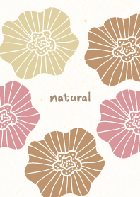 The floral 5 darkish Brown3 from Japan