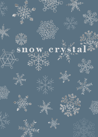 snow crystal winter dull blue