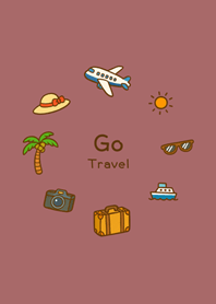 같이 여행해요(핑크 오렌지)