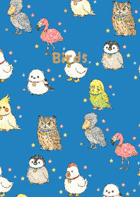 My beloved bird03 blue
