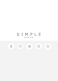 SIMPLE-ICON WHITE 6