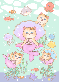 Ginger Cat mermaid 5