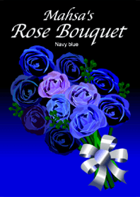 mahsa's Rose Bouquet [Navy blue]