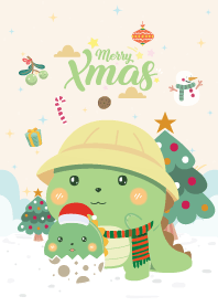 Merry Christmas Like Dino Cream