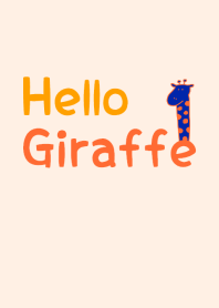 Hello Giraffe orange 11