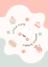 Little Cute Waffle Rabbit