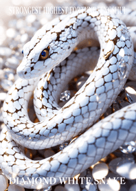 Diamond and white snake 48