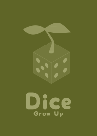 Dice Grow up  Olive GRN