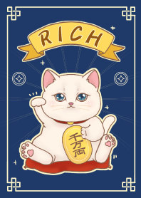 The maneki-neko (fortune cat)  rich 56