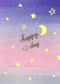 Crescent Moon Star The clean sky27j