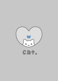 Cat Butterfly - Dullness Gray