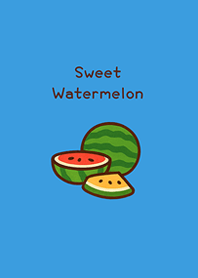 Cooling watermelon(Sunny blue)