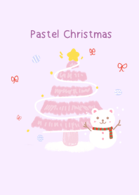 Bear Pastel Christmas
