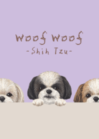 Woof Woof - Shih Tzu - LAVENDER