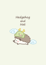 Hedgehog and Hat -dragon- green