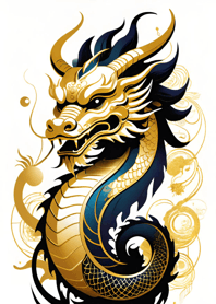 Wealth-Bringing Golden Dragon 7a2679