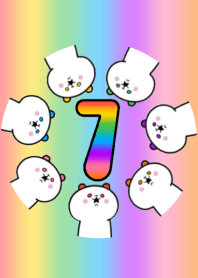 7 colors panda theme
