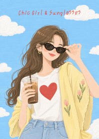 Chic Girl & Sunglasses