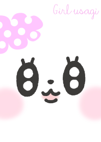 女子うさぎ着せかえ