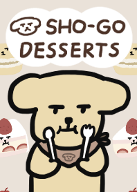 消狗甜點 ੯‧̀u 咖色