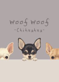 Woof Woof - Chihuahua - GRAY