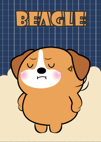 Little Angry Beagle Dog Theme