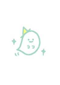 Biepo Simple 16-3 Cute ghost (green)