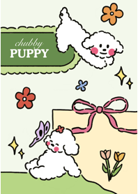 Chubby Puppy in Green World :-) V.2