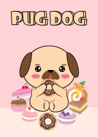 Love Sweet Pug Dog Theme (jp)
